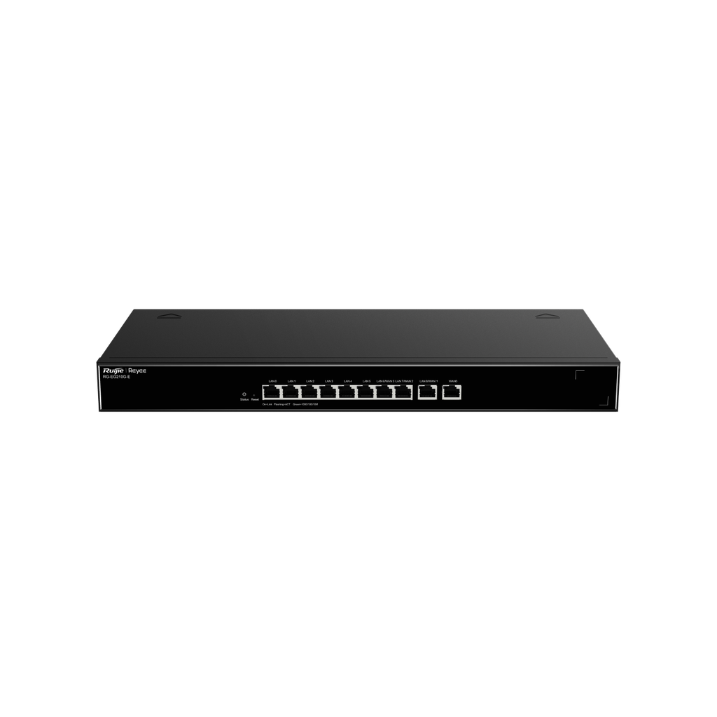 10-Port Gigabit Cloud Managed Gataway, 10 Gigabit Ethernet connection Ports, support up to 4 WAN ports, Max 200 concurrent users, 1Gbps.