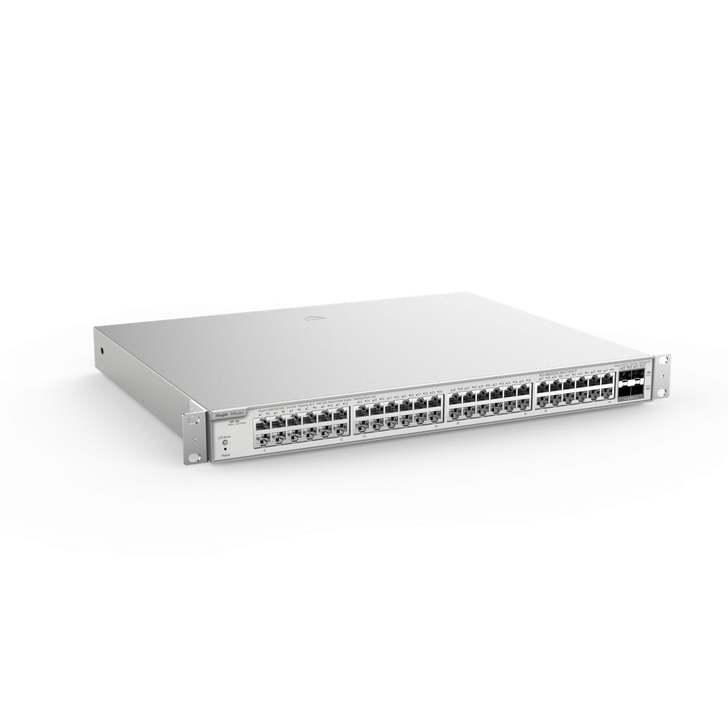 سويتش جيجابت في الثانية 48 منافذ و +-4SFP POE -و كلاود مدى الحياة من Reyee
