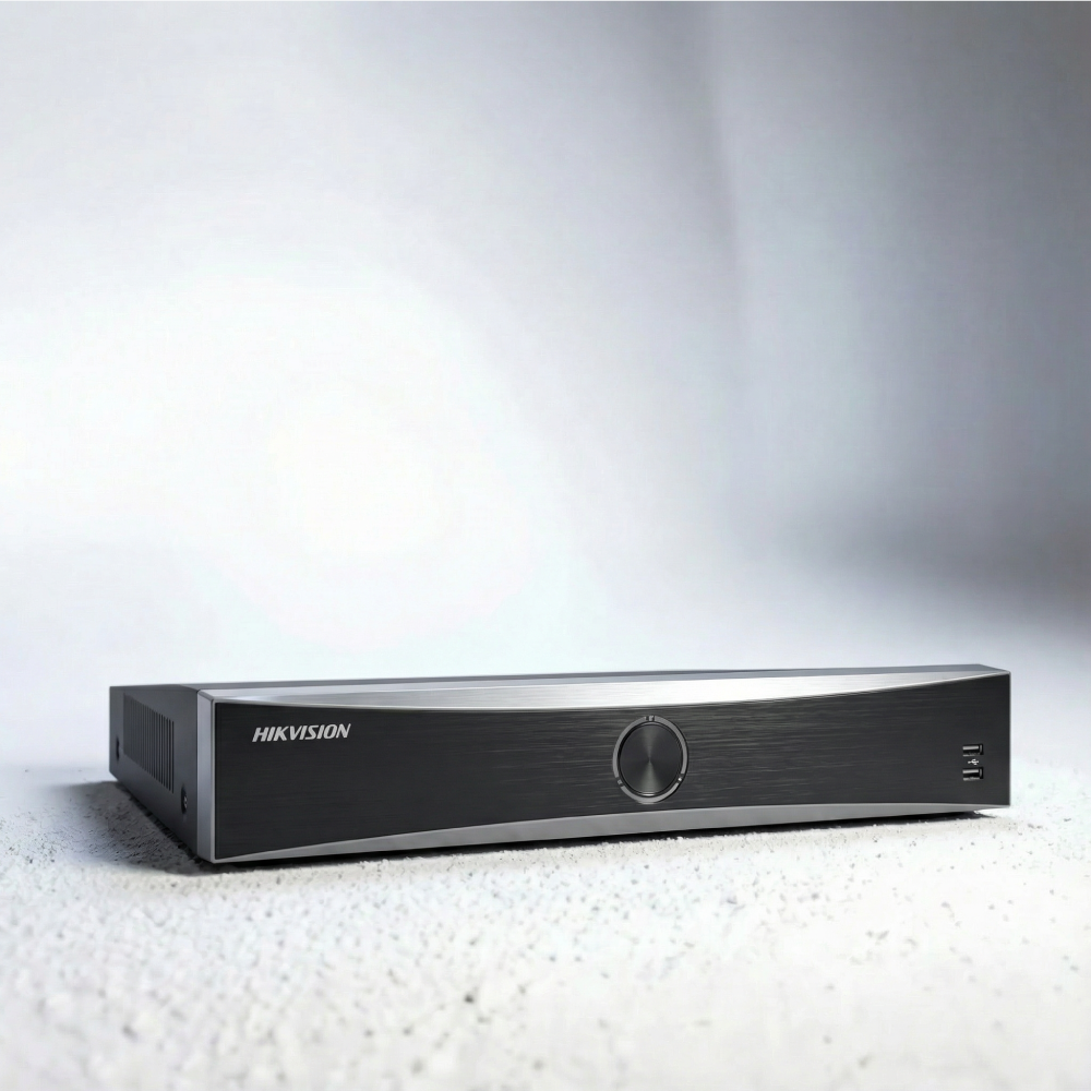 جهاز تسجيل شبكي 32 قناة يدعم حتي كاميرات 12 ميجا ويدعم 4 هارديسك 10 تيرا 