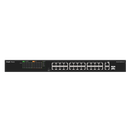 RG-ES126FGS-LP, 24-Port 10/100 Mbps with 2-Port Gigabit Unmanaged PoE Switch