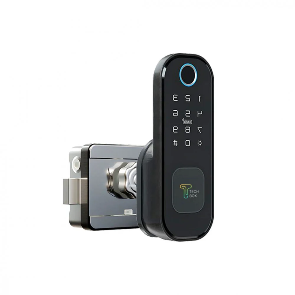 قفل اللكتروني خارجي KM للابواب الحديدية من يال 