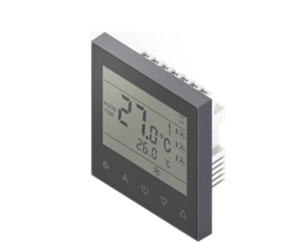  Nature Thermostat (Gray Frame - Black Glass)