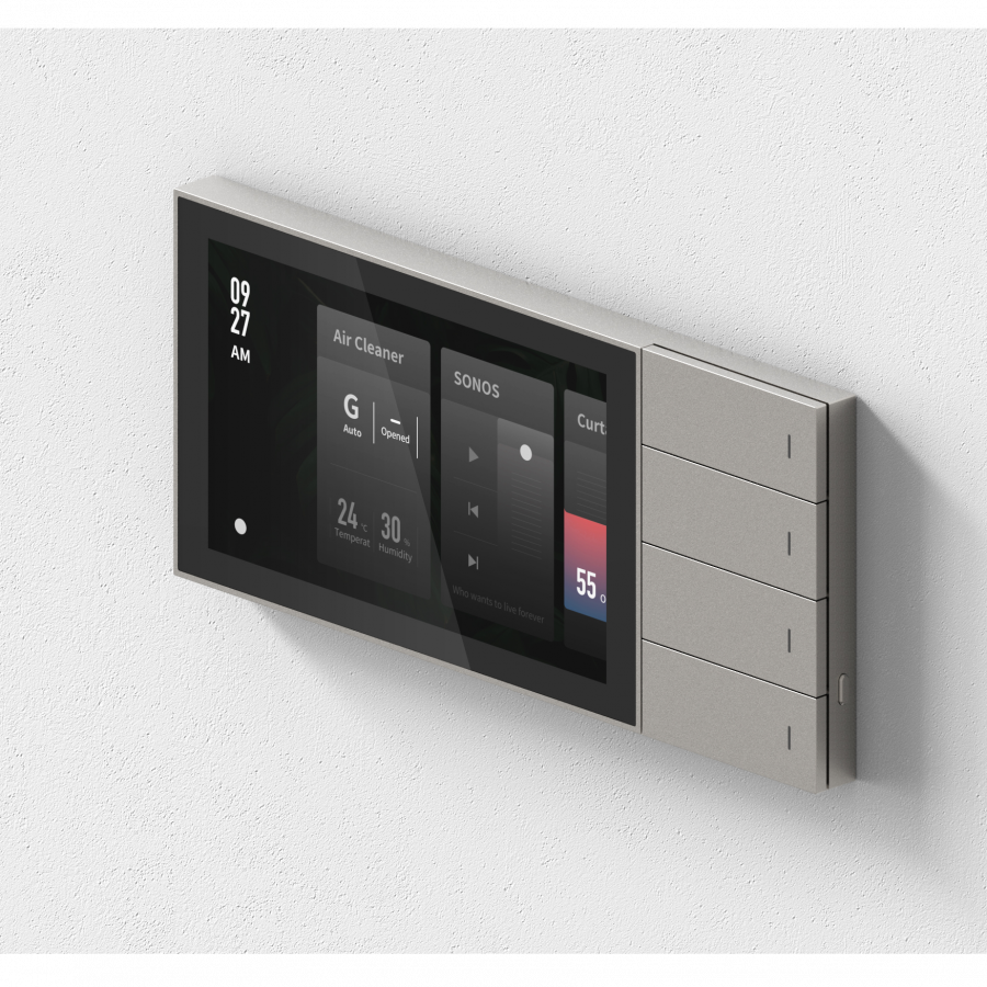 A full-screen control panel incorporating 