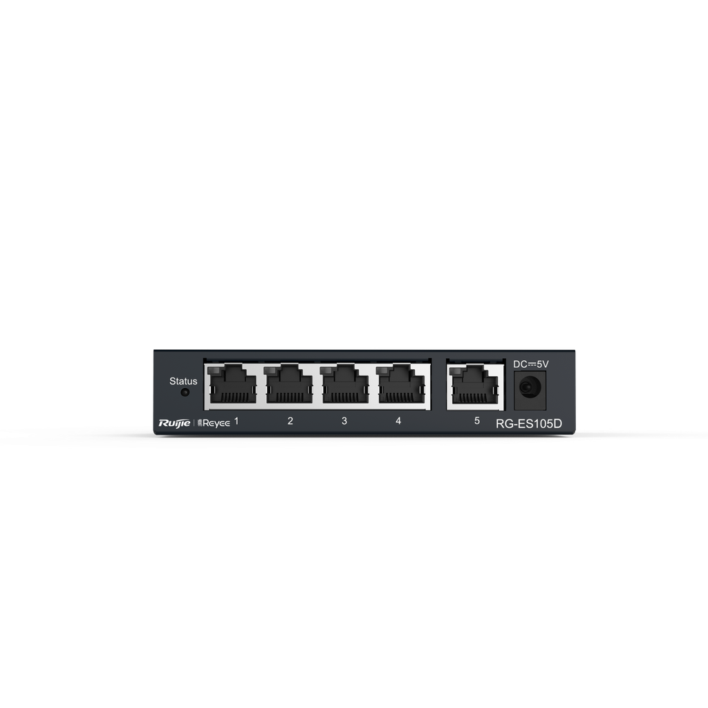 Reyee 5-Port 100Mbps Switch with Lifetime Cloud