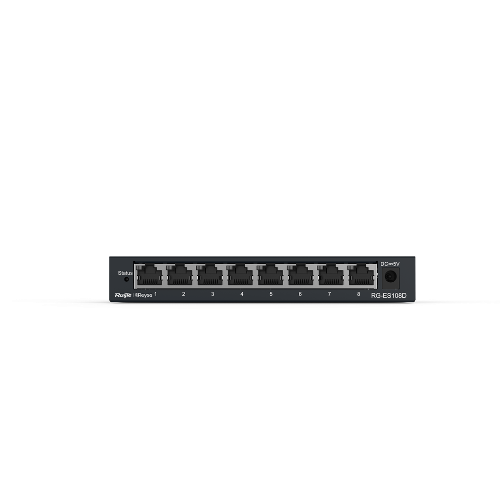 Reyee 8-Port 100Mbps Switch with Lifetime Cloud