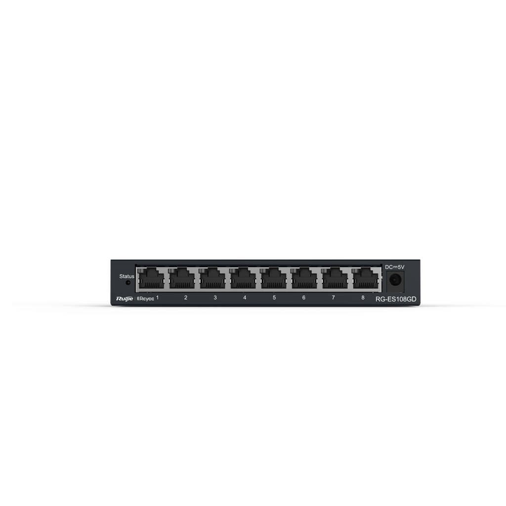8-Port Gigabit unmanaged Switch, 8 Gigabit RJ45 Ports ,Steel Case