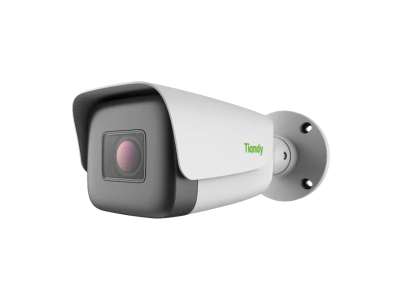  Tiandy 5MP Outdoor Motorized Camera, supports AI for facial recognition, people counting, on-duty monitoring, human and object detection, 80m IR, 13.5-2.7 mm lens