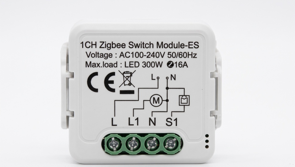 ZigBee N&L 1 GANG 16A switch module Transfer the existing switches to smart Working voltage :AC100-240V 50/60H