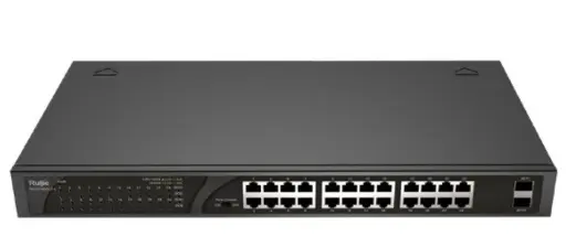 سويتش جيجابت 24 منفذ 2 SFP POE  
